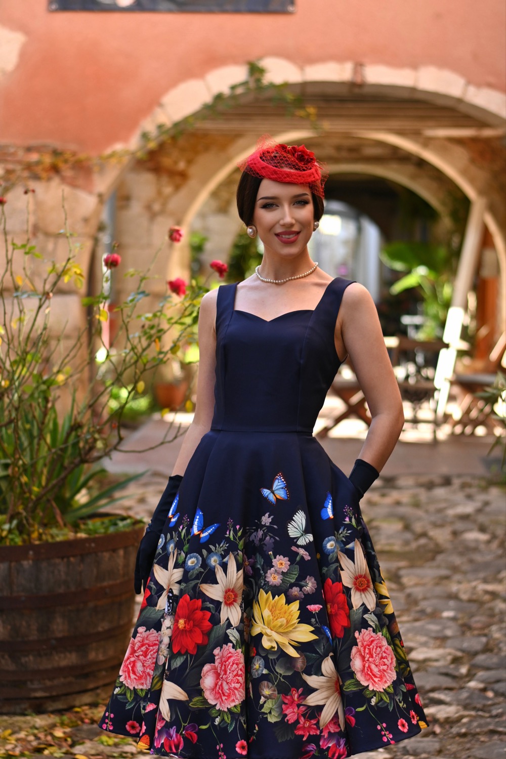 Moonlight Butterfly Swing Dress in Extended Sizing